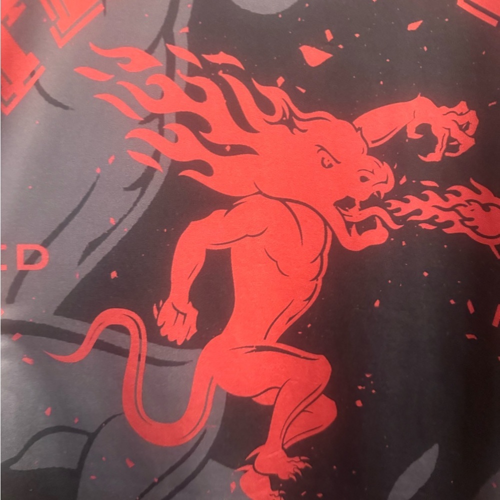 RARE FIREBALL Jersey Black Red Size XXL New Never Worn Streetwear Athletics NWOT - Picture 8 of 15
